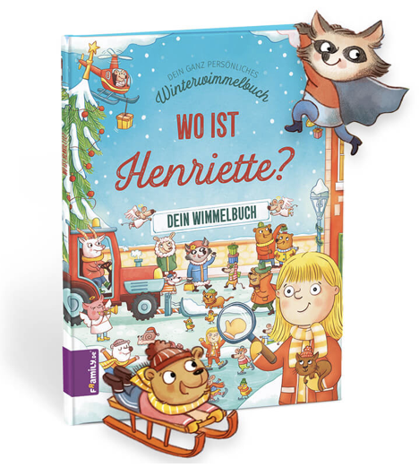 Dein Winterwimmelbuch Geschenkidee Weihnachten Kinder Personalisiertes Kinderbuch