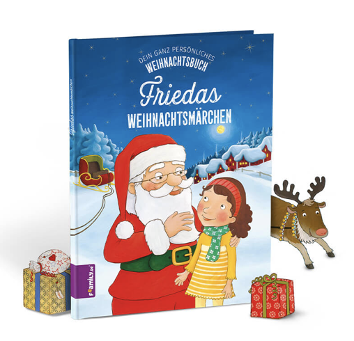 Geschenkidee Weihnachten Kinder: Personalisiertes Kinderbuch mit Foto & Name