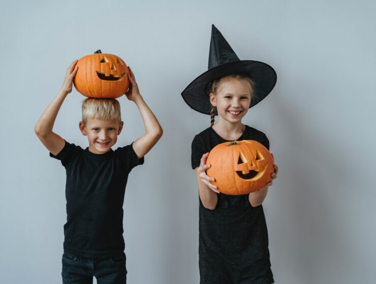 Halloween Kürbis Schnitzen Schablonen Kinder 45 kostenlose Vorlagen happyworkingmom Blog Vereinbarkeit Familie und Beruf