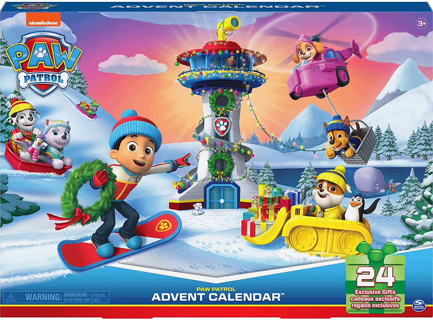 Paw Patrol Adventskalender 2021 mit 24 exklusiven Spielzeugfiguren und Zubehör, ab 3 Jahren Kinder happyworkingmom