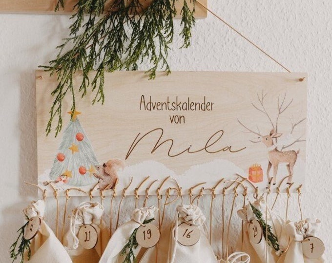 Personalisierte Adventskalender für Kinder